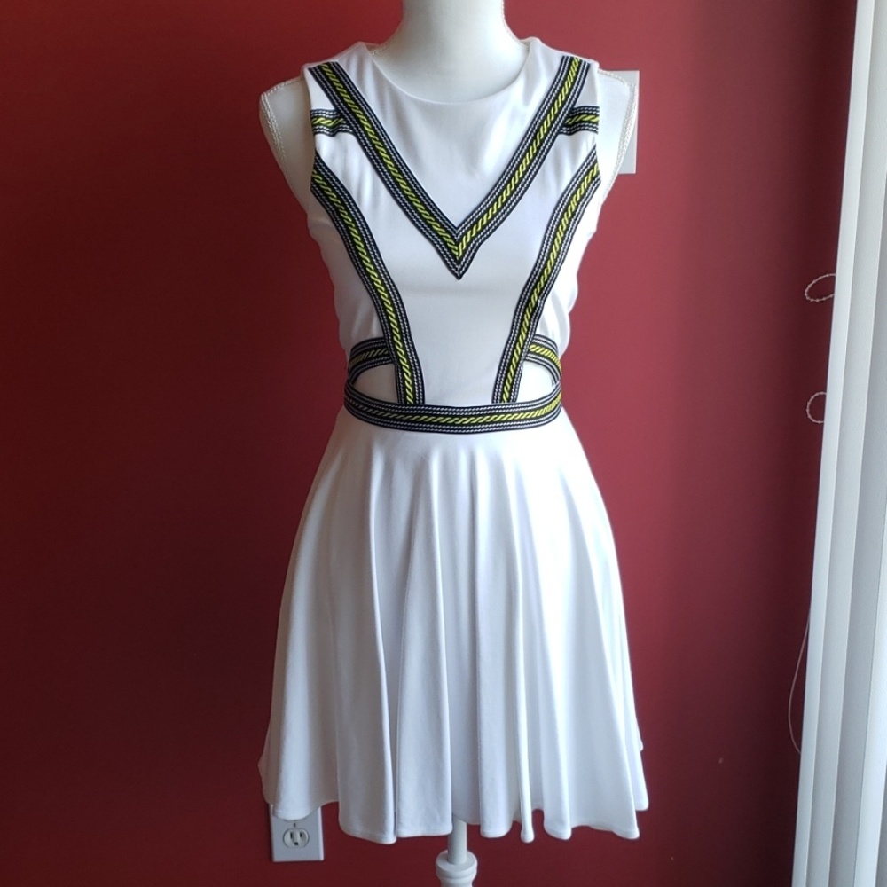 Bebe white dress